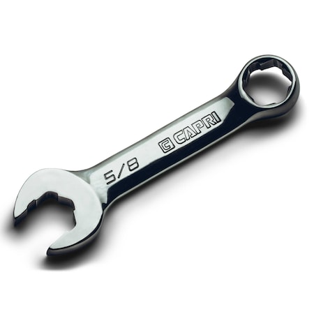 Capri Tools 5/8 in. WaveDrive Pro Stubby Combination Wrench for Regular and Rounded Bolts CP11750-S58SB